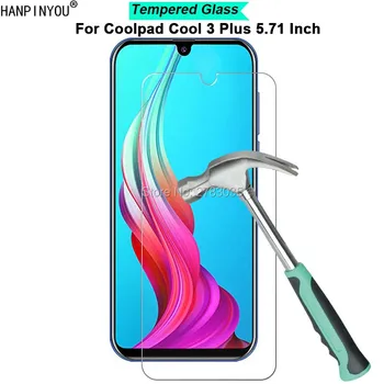 Перейти на Алиэкспресс и купить Для Coolpad Cool 3 + Plus 5,71 дюймновая твердость 9H 2.5D ультратонкая закаленная стеклянная пленка защитная пленка для экрана