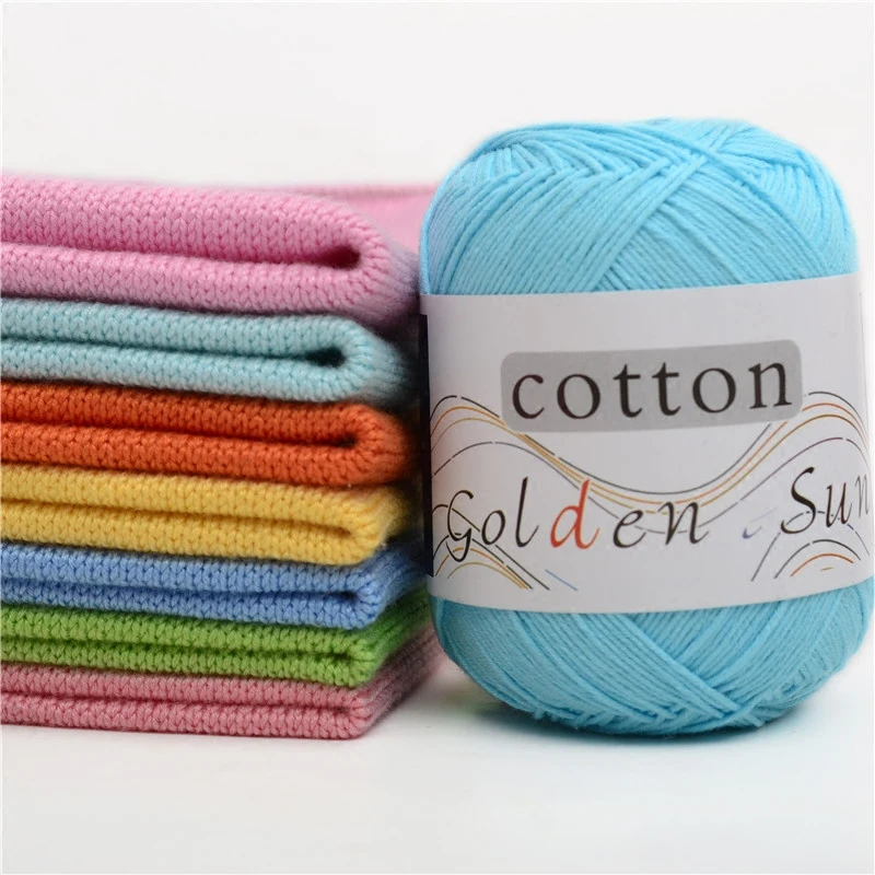 50g/Roll Soft Baby Milk Cotton Yarn Comfortable Wool Blended