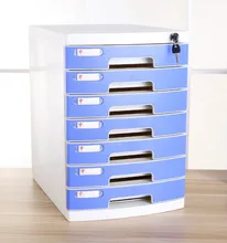 Boîte de rangement de fichiers à tiroir épais A4, boîte de bureau avec serrure, boîte de tri de fichiers de données, armoire de classement