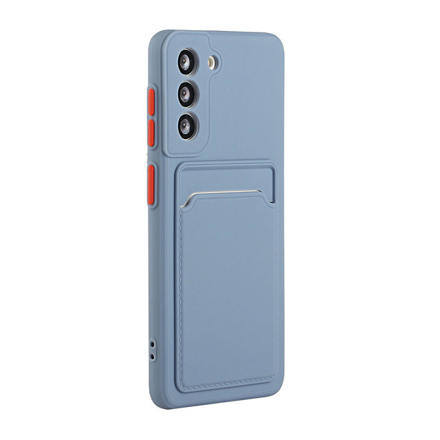 Shockproof Card Holder Case For Samsung Galaxy S20 S21 Note 20 A12 A32 A42 A51 A52 A71 A72 Mobile Phone Cover TPU Shell