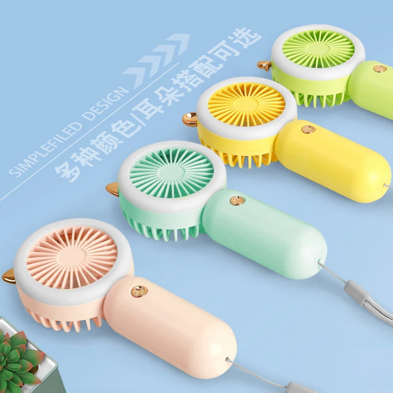 Handheld Pocket Fans USB Charging Lazy Fan Desktop Mini Fan Portable Dormitory Home Gift Student Outdoor Travel Mini Fan Xiaomi