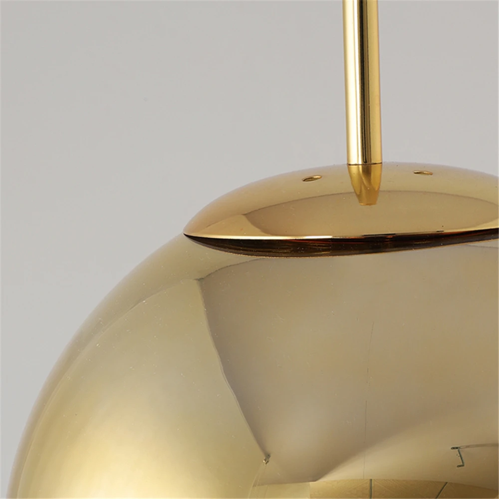 JIAMEN, современный круглый стеклянный шар, градиентные подвесные светильники, светодиодные E27 лампы, подвесной светильник для гостиной, кухни, скандинавские декоративные светильники