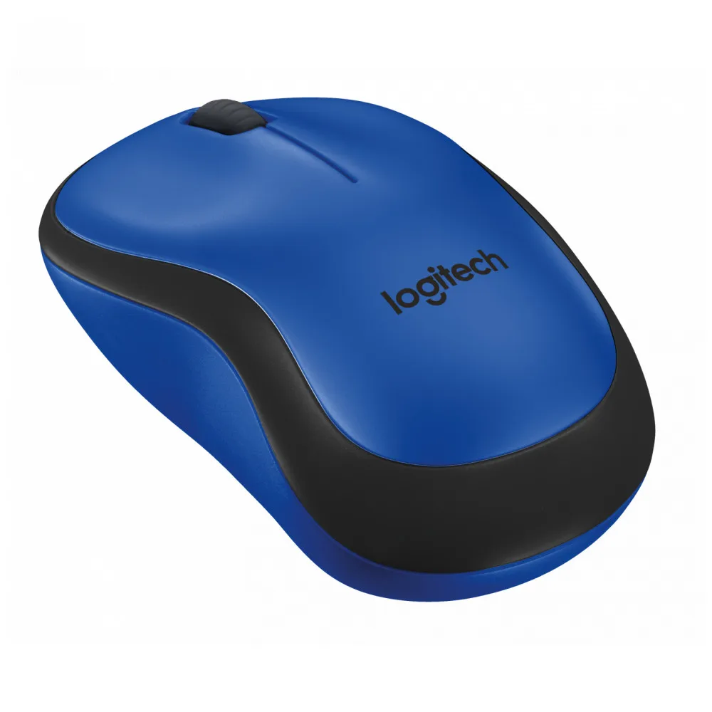 Мышь беспроводная Logitech M220 Silent Blue(синяя, оптическая, 1000dpi, 2.4 GHz/USB-ресивер, бесшумная