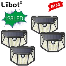 

128 LED Solar Light Outdoor For Garden Decoration Garden LED Solar Lamp Waterproof PIR Motion Sensor Street Light