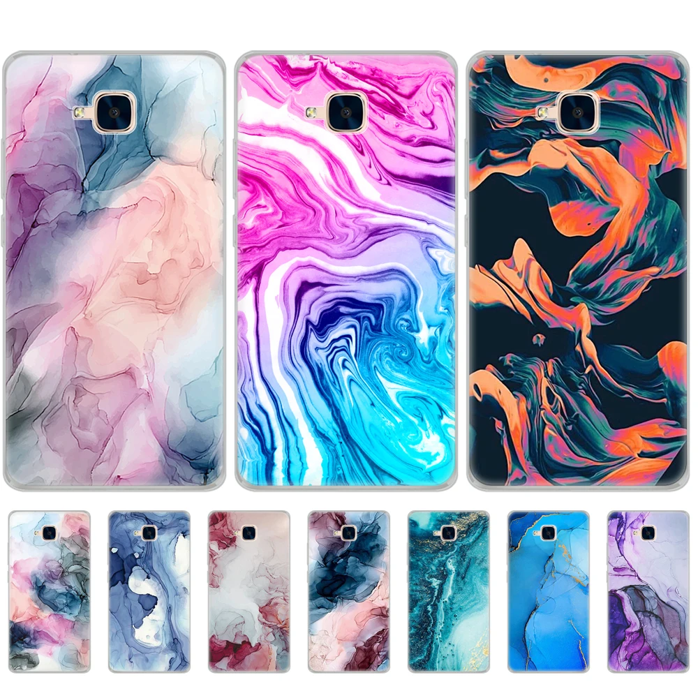 Чехол для Huawei Honor 5C силиконовый чехол русской версии без отпечатков пальцев