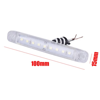 

White Side Lights Parking Turn signal DC 24V Trailers 100x15mm 20pcs Set