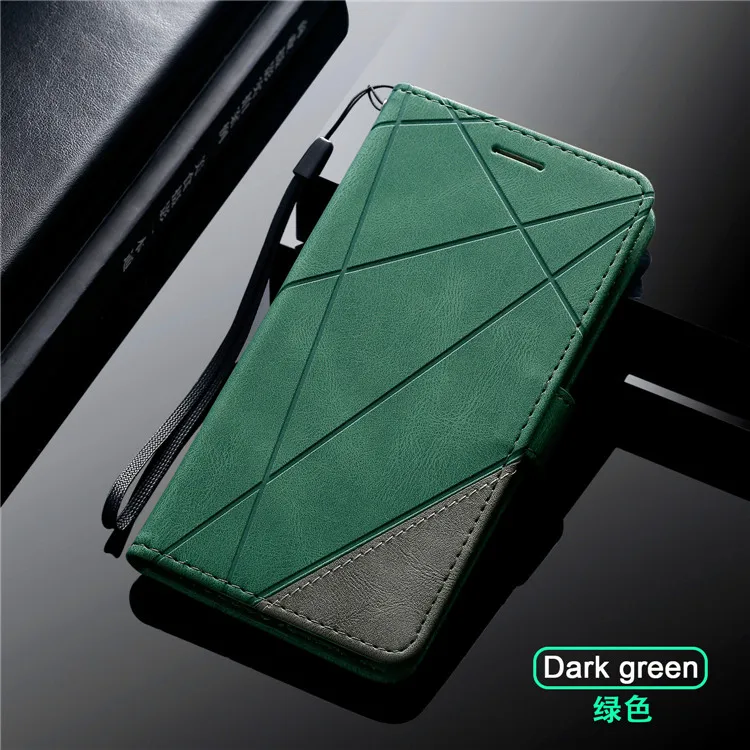 Luxury Magnetic Flip Leather Wallet Case with Holder Stand Cover