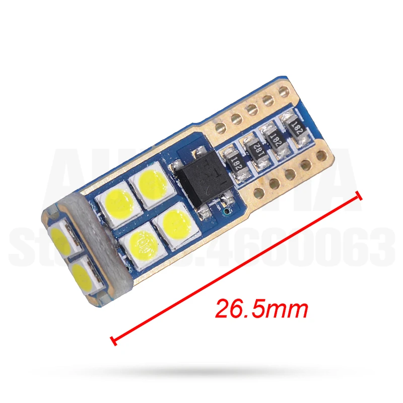 10x W5W 3030 SMD автомобильный T10 светодиодный 194 168 Клин Замена заднего прибора панель лампа для номерного знака