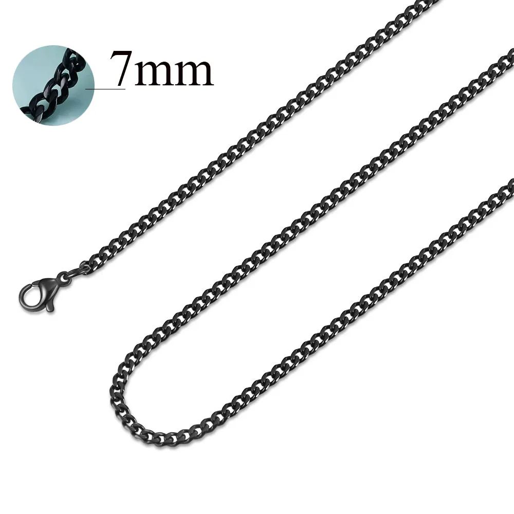 Catena Uomo In Acciaio Inox Argento 24 Pollici – Stile Corda, Larghezza 8mm, Alta Lucidatura, Con Scatola
