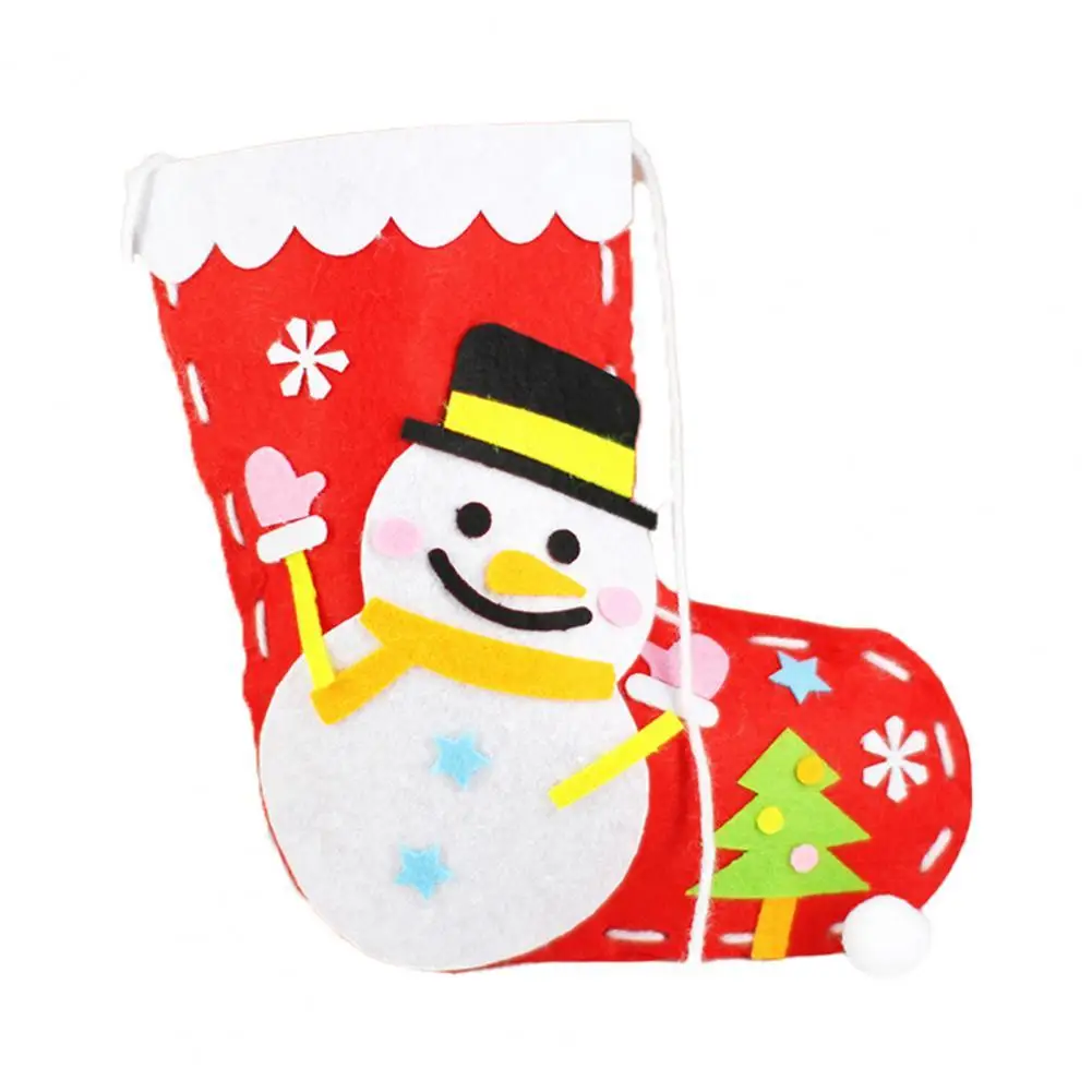 

Handicrafts Christmas Socks Material Package Hand-on Ability Home Door DIY Christmas Socks Combo Kids Educational Craft Toys