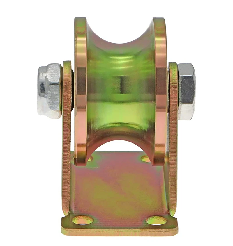 Ruote Per Cancello Scorrevole 4 Ruote Con Scanalatura A U Per Carrucole - Pulegge In Acciaio Da 48mm, Capacità 300kg, Per Cancelli E Sollevamento Ruote Per Cancello Scorrevole 4 Ruote Con Scanalatura A U Per Carrucole - Pulegge In Acciaio Da 48mm, Capacità 300kg, Per Cancelli E Sollevamento