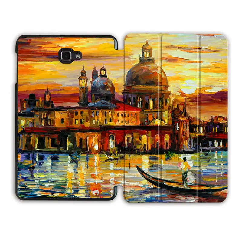 SS15 MTT чехол с масляным рисунком для samsung Galaxy Tab A6, 10,1 дюймов, SM-T580, T585, тонкий магнитный откидной Чехол-подставка из искусственной кожи, чехол для планшета - Цвет: SS15