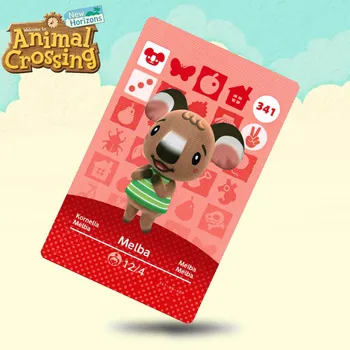 

341 Melba Animal Crossing Card Amiibo Cards Work for Switch NS 3DS Games