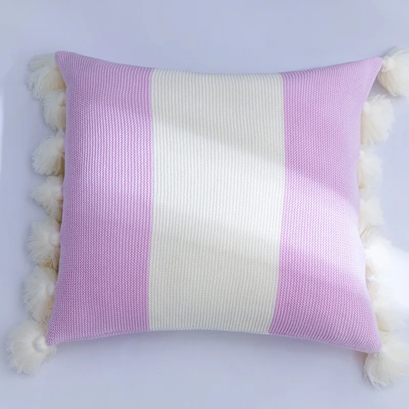 Nicole cotton knitting amazon hot style household pillows on the couch pillow core - Цвет: see chart