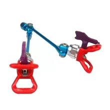 Cabeça mal ventilada da pistola da pintura da barra de pulverizador de duas vias para o pulverizador de wagner do titan de graco