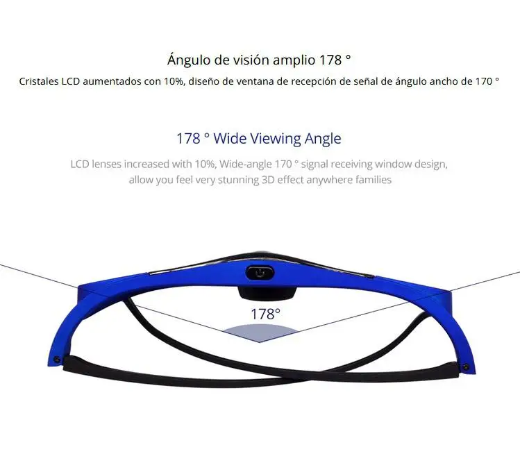 3D активные затвор очки DLP проектор Батарея Универсальный 96-144 Гц для acer Viewsonic JmGO XGIMI Nikon BenQ