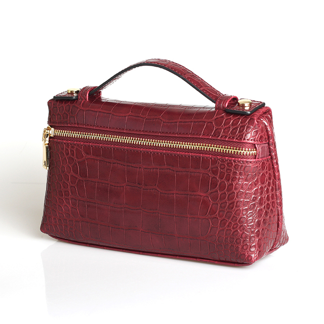 Fashion Designer Handbag Ostrich Pattern Portable Bag Clutch Bag 2022 Lady Hand Bag Purse Make Up Bag Trend Bag