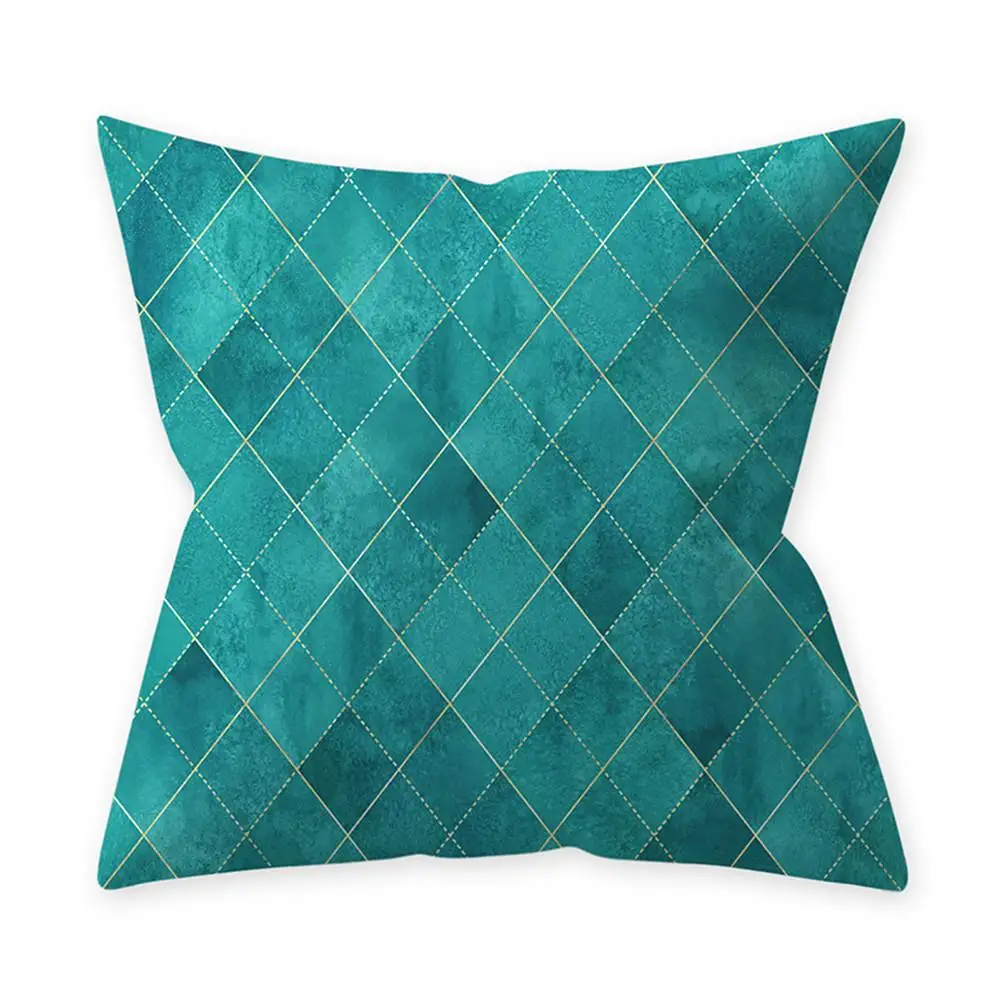 Бирюзовая синяя наволочка, богемная наволочка с геометрическим рисунком, наволочка для подушки, чехлы для дивана, дивана, гостиной, домашний декор автомобиля - Цвет: 11