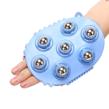 

Mini Body Massage Brush Steel Ball Massager Slimming Health Care Handheld Tools 360 Degree Rotation 7pieces Magnetic Beads
