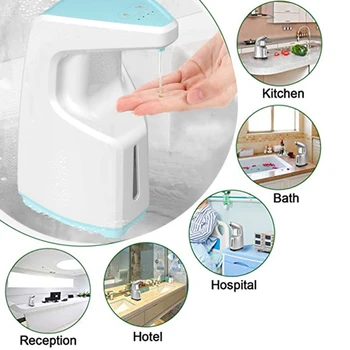 

Pressless Soap Dispenser, 450Ml Press-Free Battery Operated , Adjustable Soap Dispensing Volume Control Button