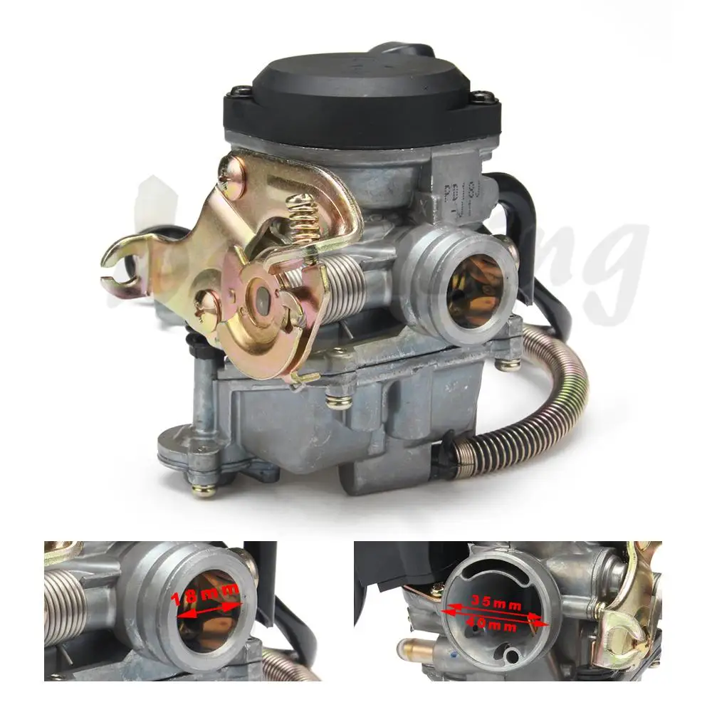 Карбюратор PD18J КАРБЮРАТОР 18 мм CVK карбюратор GY6 50CC 139QMB 139QMA квадроцикл мопед
