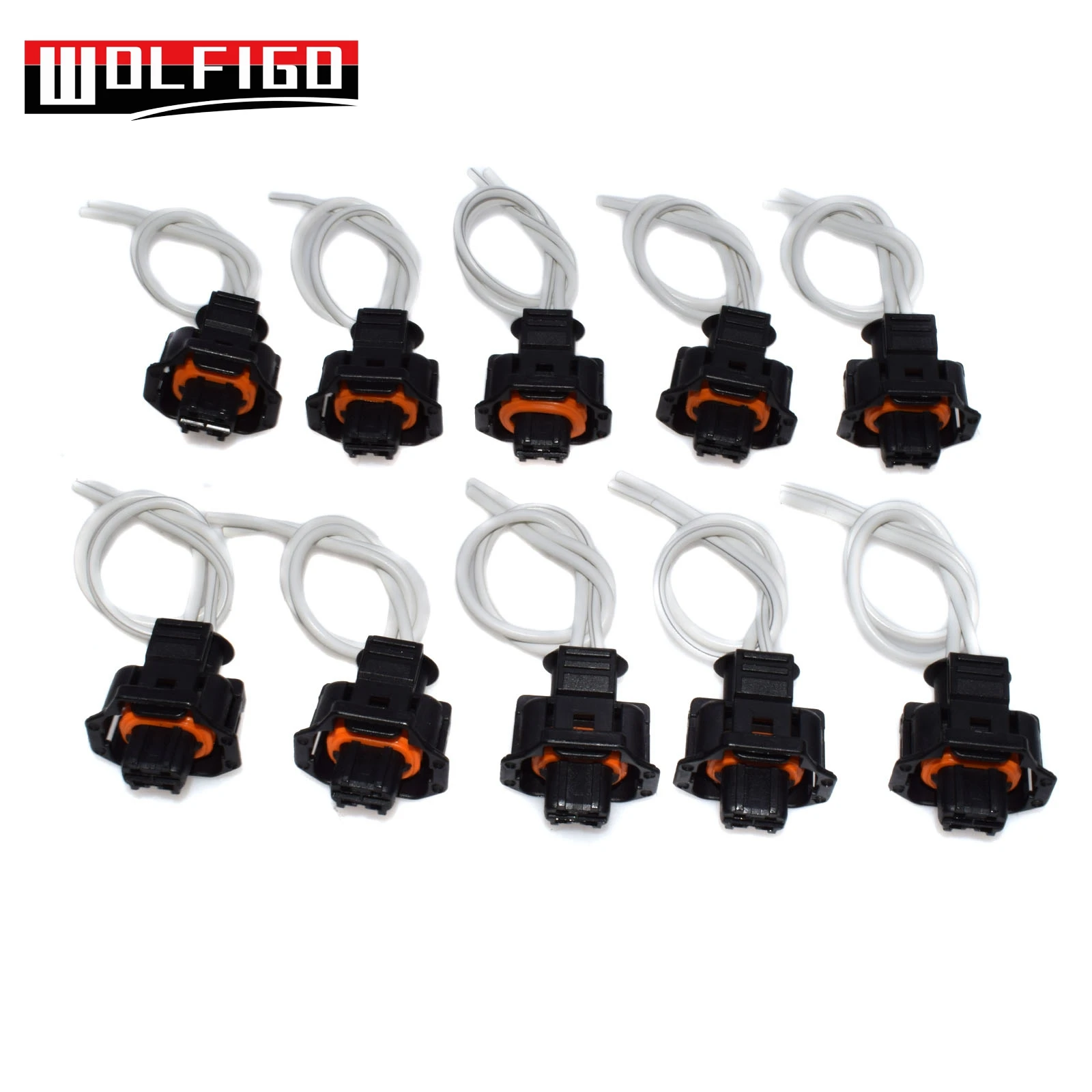 WOLFIGO FOR 6.6L Fuel Pressure Regulator Connector Harness LB7 LLY LBZ LMM 0928400535 | Автомобили и мотоциклы