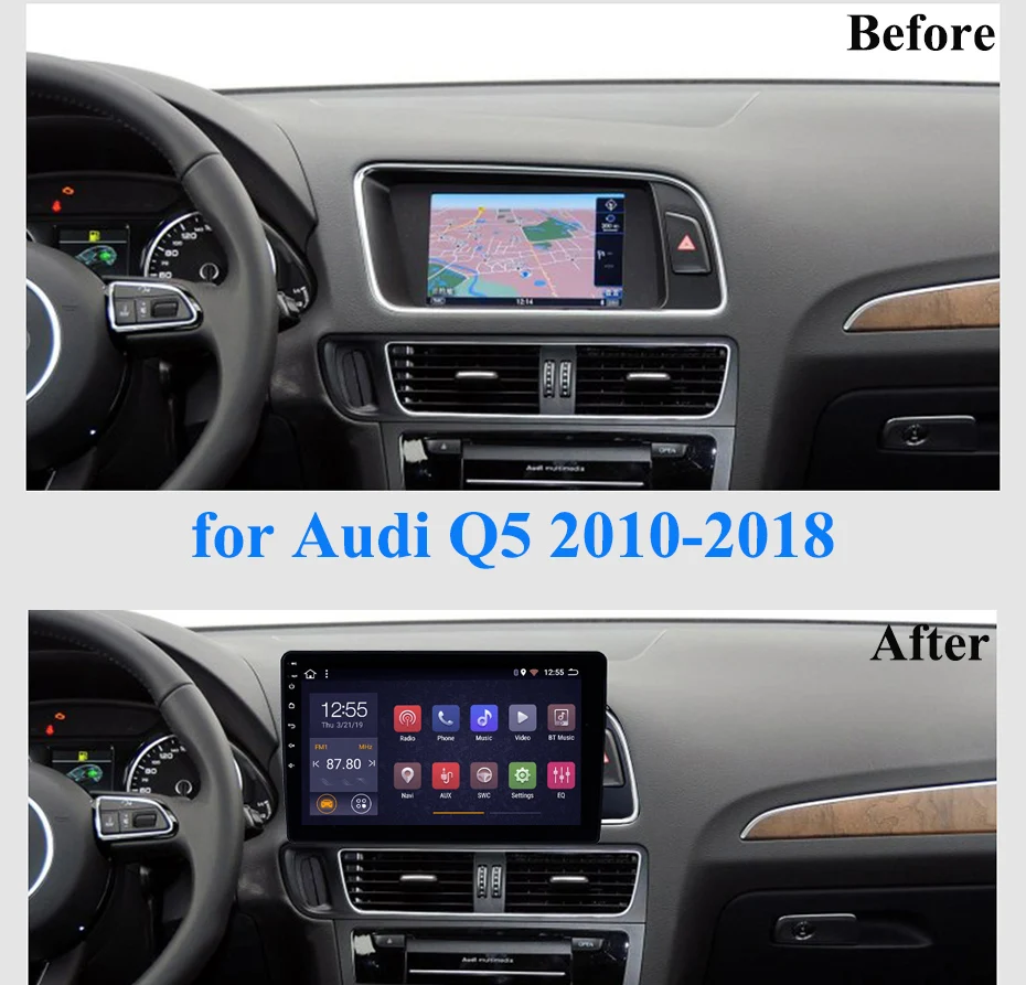 Audi Q5 2010 2018 Car Radio Multimedia 