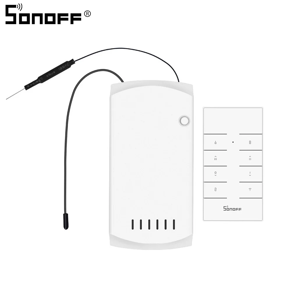 SONOFF Ifan03 Умный дом Wifi потолочный вентилятор свет диммер скорость управление Лер поддержка 433 МГц RF дистанционное управление Google Home Alexa - Комплект: TSR608