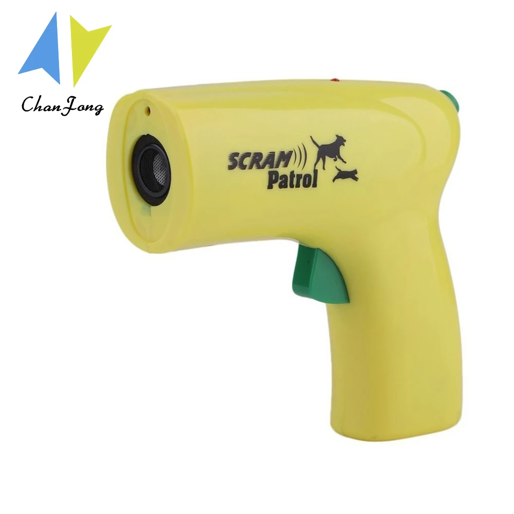 

ChanFong Portable Ultrasonic Dog Repeller Infrared Laser Cat Dog Chaser Anti Barking Stop Bark Control Device Pet Supplies