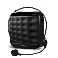 Усилитель голоса, 3,7 в, 15 Вт, проводной микрофон, гид для совещаний, для учителя, AUX телефон, ТВ, ПК, MP3 плеер, усилитель талии, усилитель для МегаФона