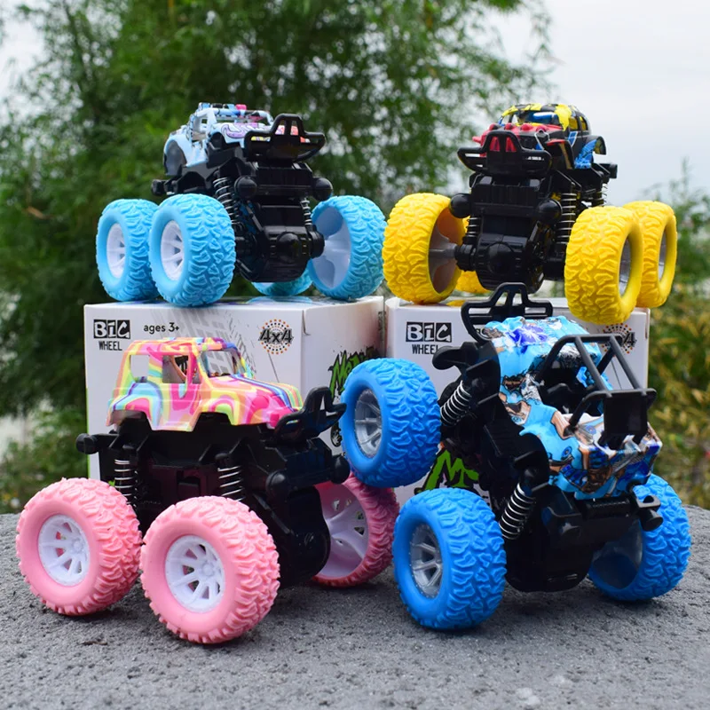 1PC Kids Car Toys Monster Truck Inertia SUV Friction Power Vehicles Baby Boys Super Car Blaze Wheel Children Gift Toys Hot