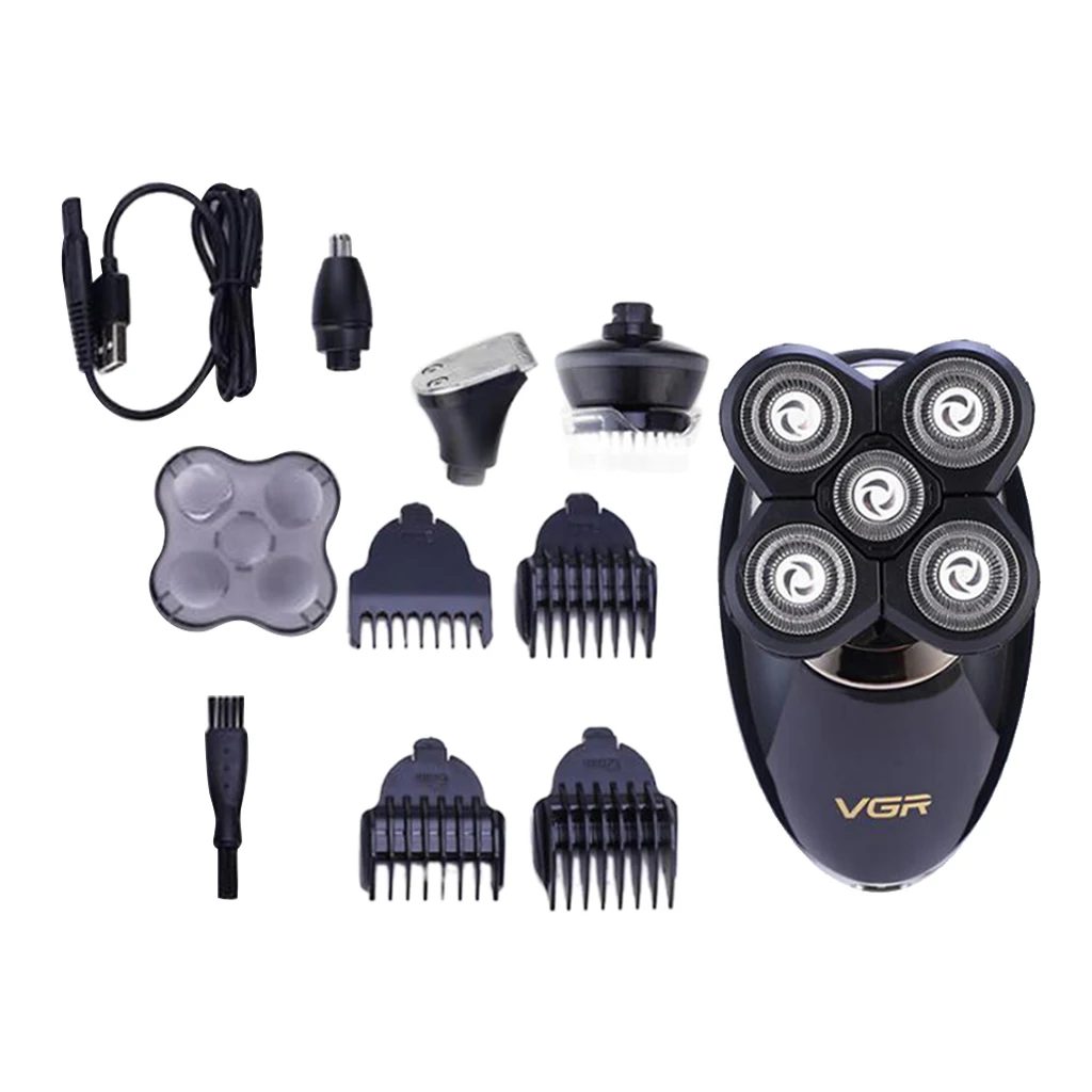 Beard Trimmer, Electric, Cordless, One Pass Beard and Stubble Trimmer Washable