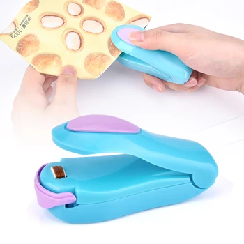 

Portable Mini Sealing Machine Household Plastic Bag Sealer Heat Sealer Impulse Sealer Food Snack Sealing Machine for Kitchen