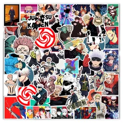 Autocollants du dessin animé Jujutsu Kaisen, 10/30/50 pièces, décalcomanies imperméables, Graffiti, pour moto, bagages, guitare, ordinateur portable, jouets pour enfants 