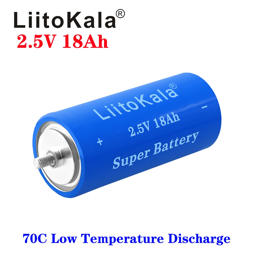 Liitokala 2 5 V 18ah 66160 DIY 12V 24V 36V 48V 3 18Ah LTO литиевая батарея из титаната | Электроника