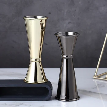 

Cocktail Bar Jigger Stainless Steel Japanese Design Jigger Double Spirit Measuring Cup For Home Bar Party Bar Accessories
