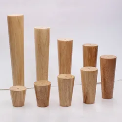 Pieds de meubles en bois massif Height10 30cm, 4 pièces, pieds inclinés coniques de remplacement pour Table et chaise canapé lit 