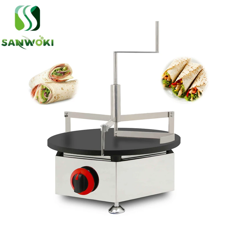 

Non-stick LPG Gas 40CM Pancake Maker Iron Baker Crepe Oven Machine with Spreader Set crepe maker tools