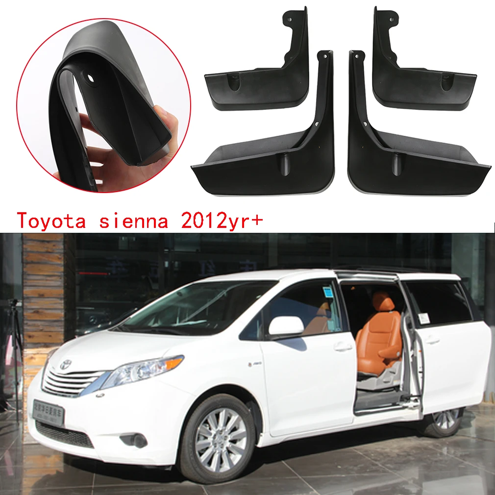 Для Toyota sienna 2012yr+ Брызговики автомобильные Брызговики ограничители Брызговики фартук крыла спереди