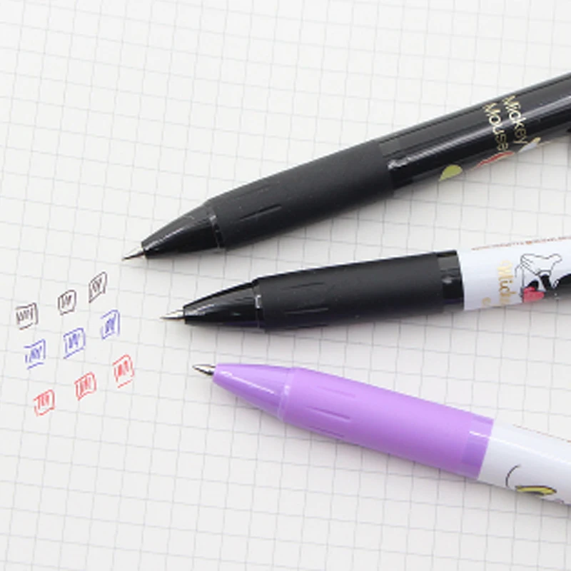 Uni Tri-Color Ballpoint Pen Multi-Purpose Pen SXE3-504D Limited Edition Cartoon Oil 0.5mm