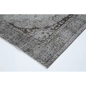 

154x246 Cm Grey Handmade Overdyed Rug-5x8 Ft