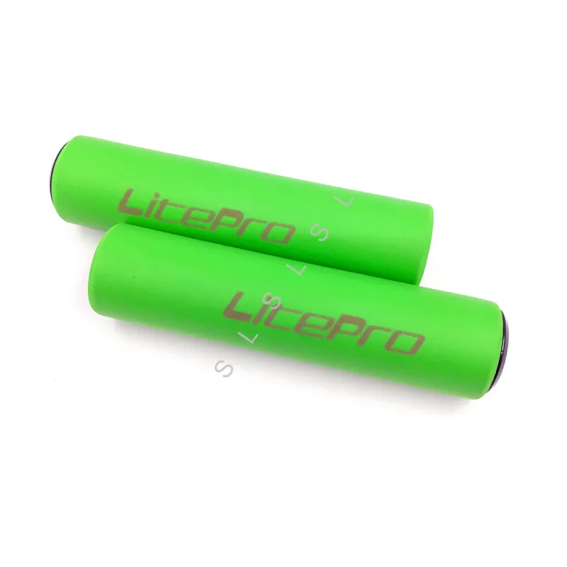 LITEPRO BMX 412, складные велосипедные ручки из силикагеля и губки, велосипедные ручки 22,2 мм, 130 мм, MTB, для городской дороги, велосипедные удобные ручки