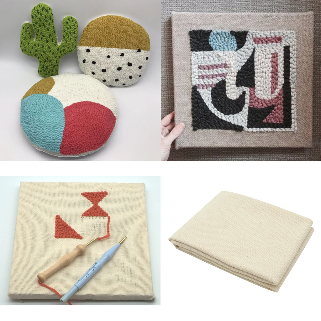 Blank Monk's Cloth Reserve Aida Cloth Rug Hooking Punch Needling Sewing