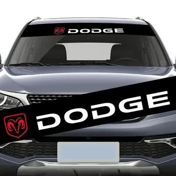 

1pcs Car Front Back Window Stickers Auto Windshield Decals for Dodges Challenger RAM 1500 Charger Avenger Caliber Nitro Goods