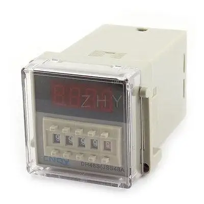 

DC12V DH48S-11 8 Pins DPDT 0.01s-9999H Programmable Timer Time Relay