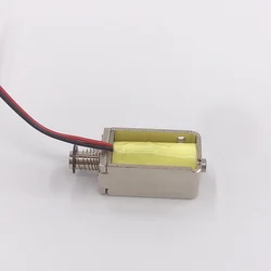 10mm*11mm Micro mini Block Solenoid Electromagnet DC3V 5V 6V 12V  Through push-pull Frame solenoid Stroke 4mm