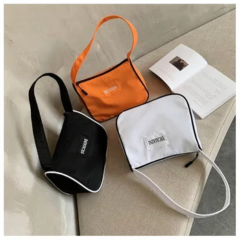 

Wild temperament 2020 spring new bag small fresh summer underarm handbag net red with the same canvas shoulder bag