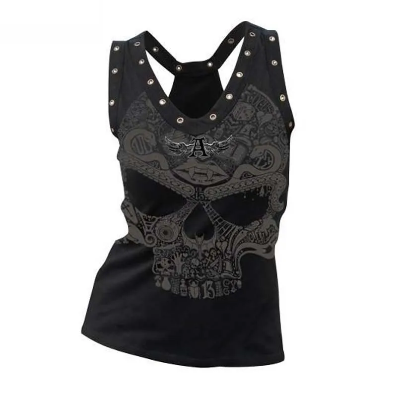 2019 Летняя мода винтажная черная Роза женская футболка сексуальная рукав черепа