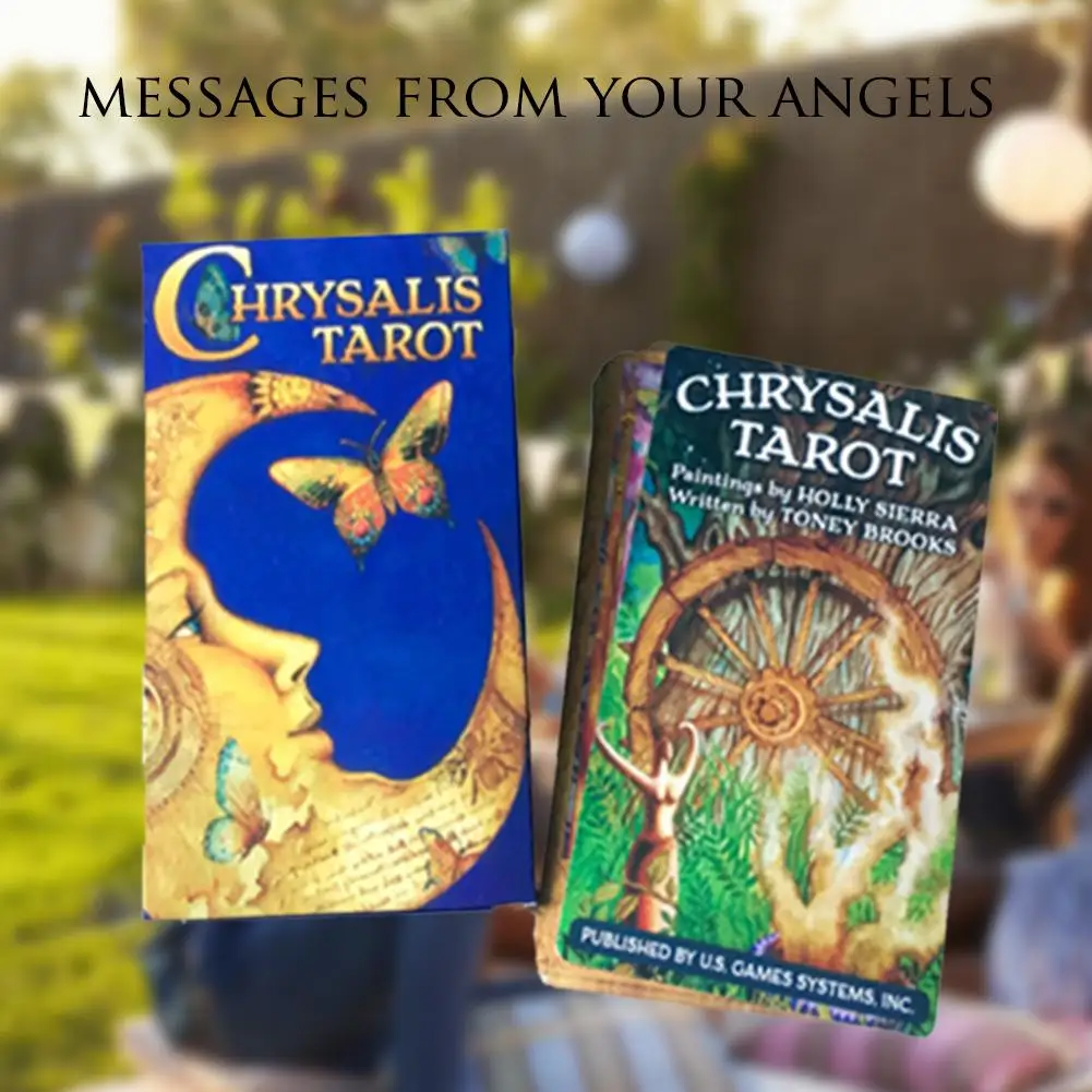 78 Sheets English Chrysalis Tarot Deck Board Games Tarot Cards For Women Family Gift Party Playing Card Entertainment Games