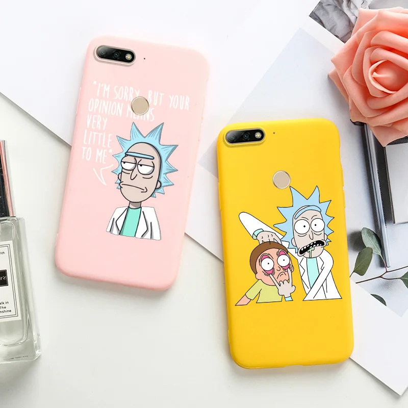 

For Huawei Mate 10 Pro 20 Lite Case Cute Cartoon Candy Color Painted Silicone Soft TPU Cover For Huawei Honor V9 Cases Coque Bag